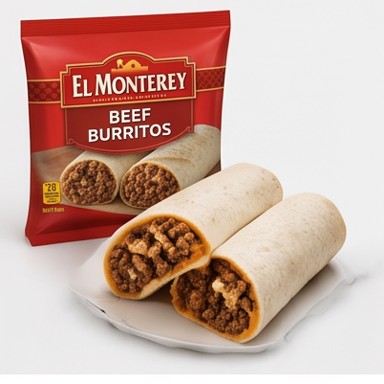 El Monterey Frozen Beef Burritos