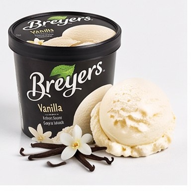 Breyers Vanilla Bean Ice Cream