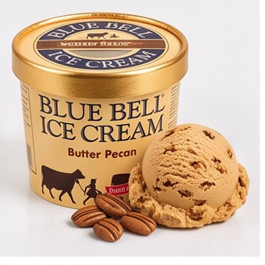 Blue Bell Butter Pecan Ice Cream