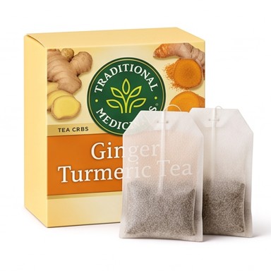 Traditional Medicinals Ginger Turmeric Herbal Tea